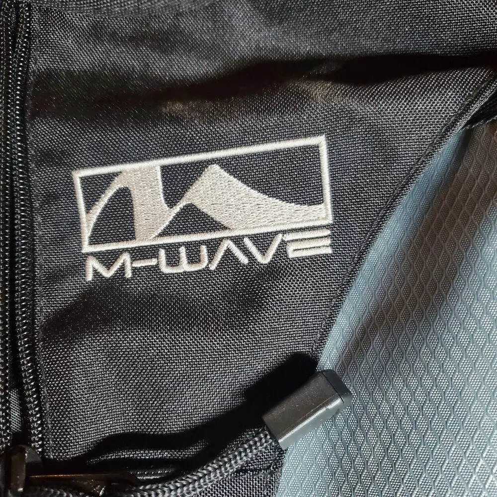 M-Wave Maastricht H2O Hydration Backpack Black Gray Hiking Water Pack Cycling
